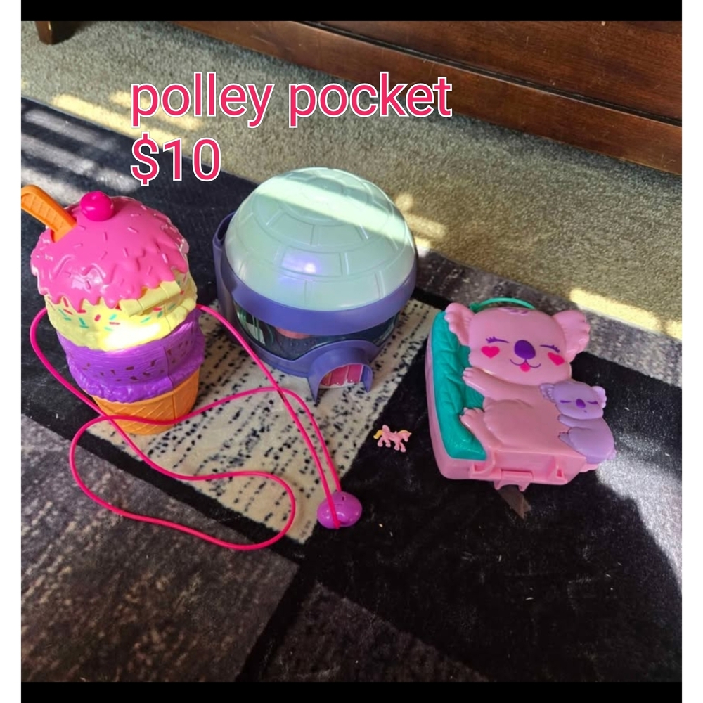 Colorful Toy Set with Ice Cream and Bear